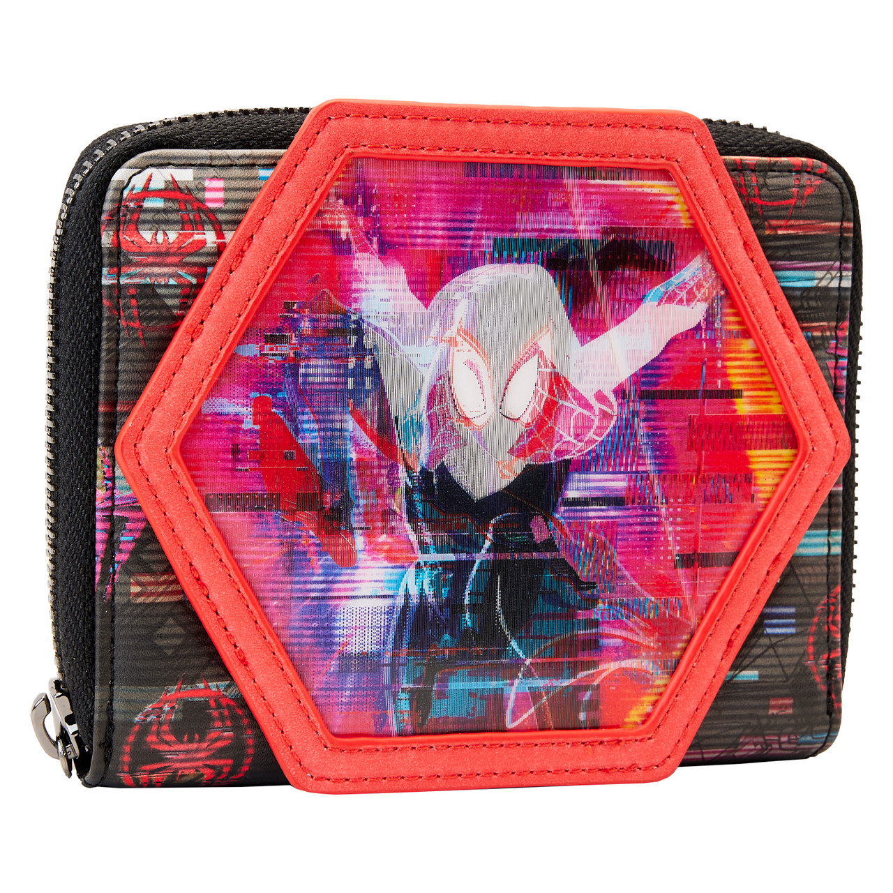 § Loungefly: Marvel - Across the Spiderverse Lenticular Zip Arou