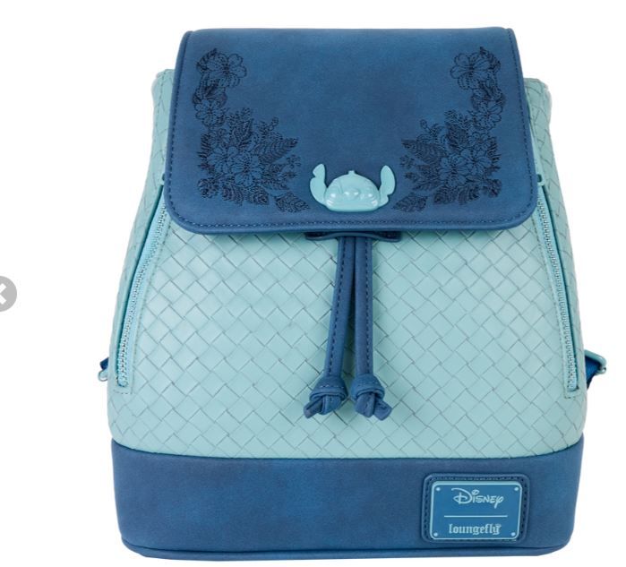 DISNEY - Stitch \"Embroidered\" - Mini Sac à Dos LoungeFly