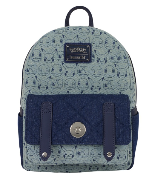 Pokemon Loungefly Mini Sac A Dos Faux Denim