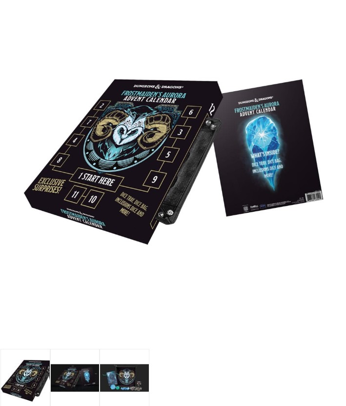 Dungeons and Dragons Calendrier de l\'Avent Frostmaiden\'s Aurora Holiday