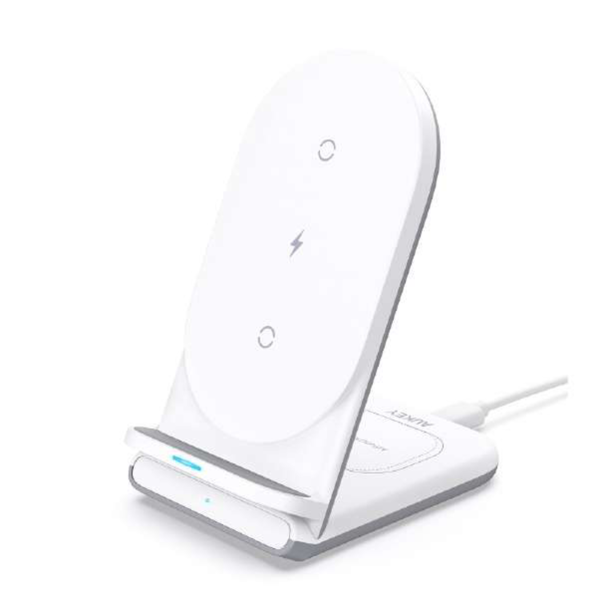 Aukey - Support de charge sans fil 2 en 1 LC-A2 Aircore Series