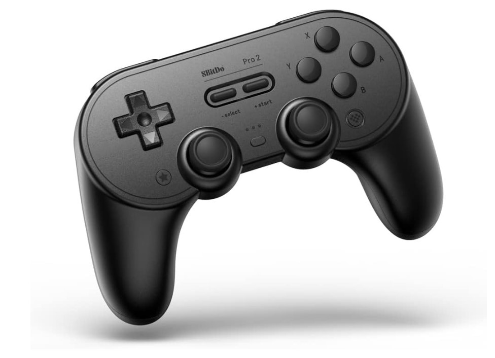 8bitdo Pro2 Black Edition Manette Bluetooth pour Nintendo Switch/PC/Android/Raspberry Pi