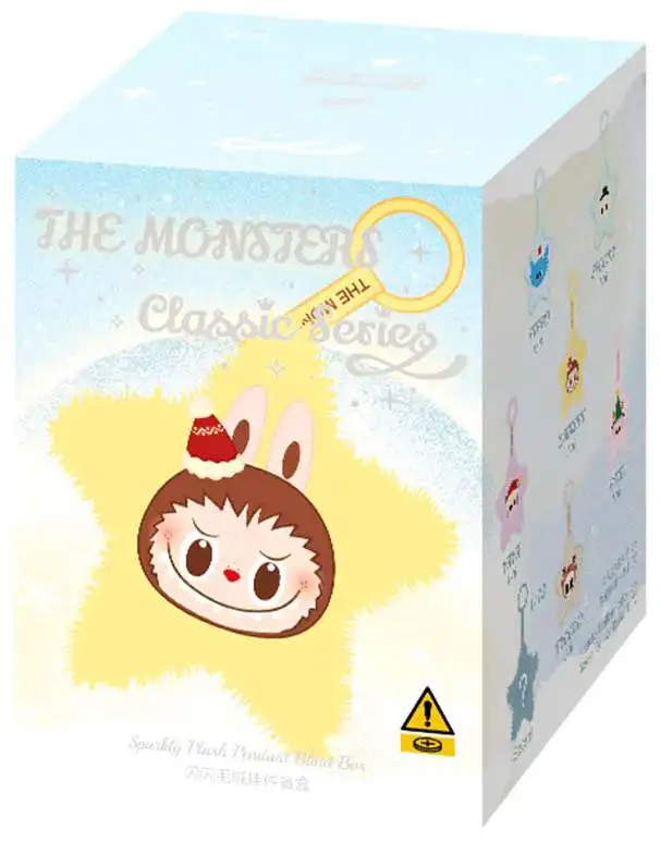 Labubu The Monsters Classic Series Sparkly Plush Pendant Mystery Plush