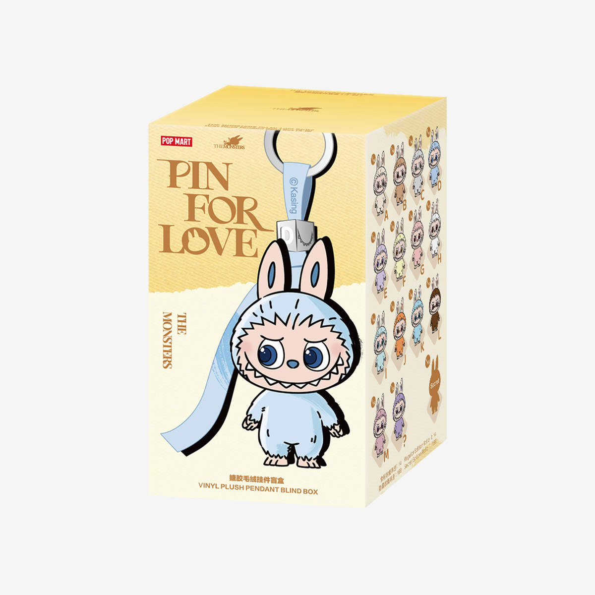 Labubu V4 The Monsters Pin For Love (A-M) Series Plush Pendant Blind Box