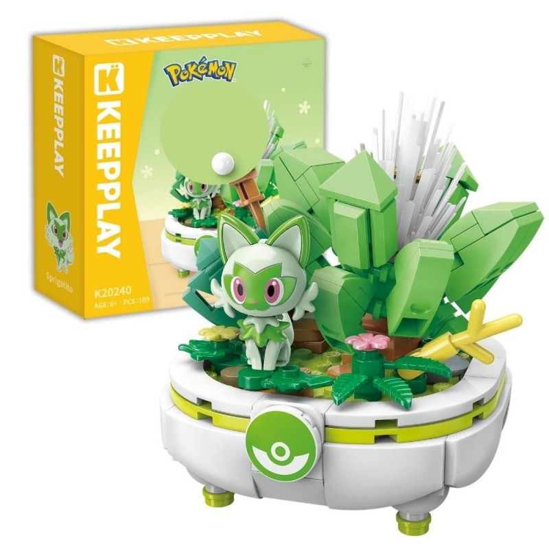 POKEMON - KEEPPLEY BLOCK PLANT SERIE 2 - SPRIGATITO