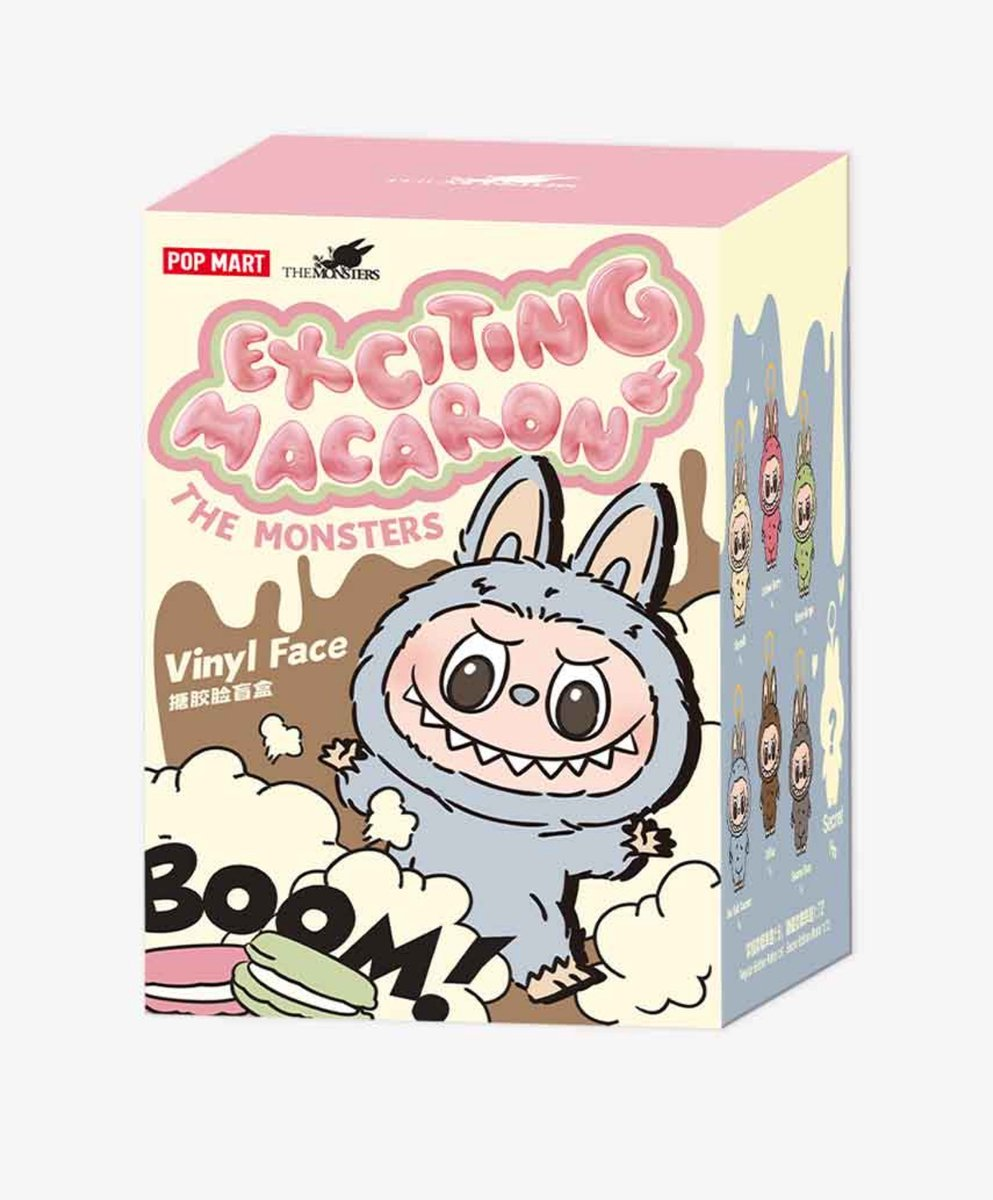 Pop Mart Labubu The Monsters Tasty Macarons Vinyl Face