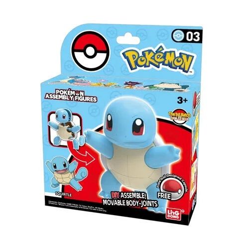 Pokemon Model Kit & Pokeball Carapuce 6 cm