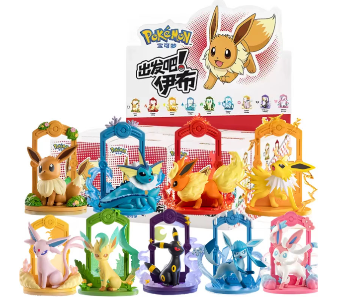Pokemon Funism Let\'s Go Evoli Portal blindbox