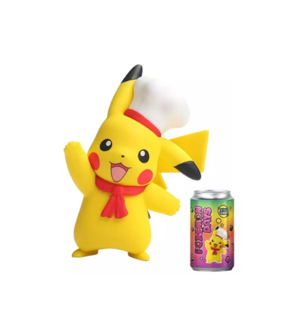 Figurine Pokemon Soda - Pikachu Cuisto Toque De Chef