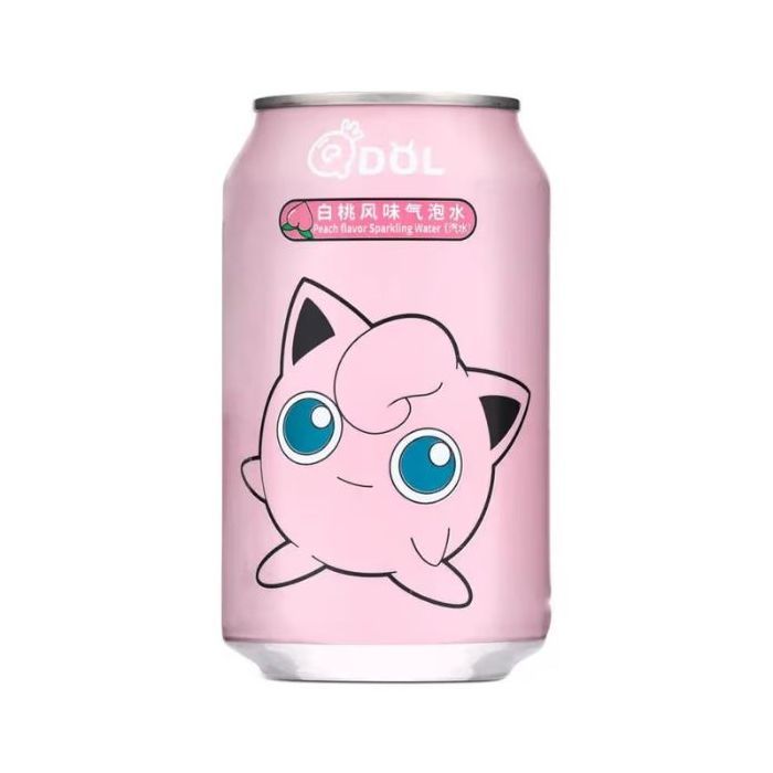 Qdol Pokémon Jigglypuff Peach Boisson gazeuse fruitée