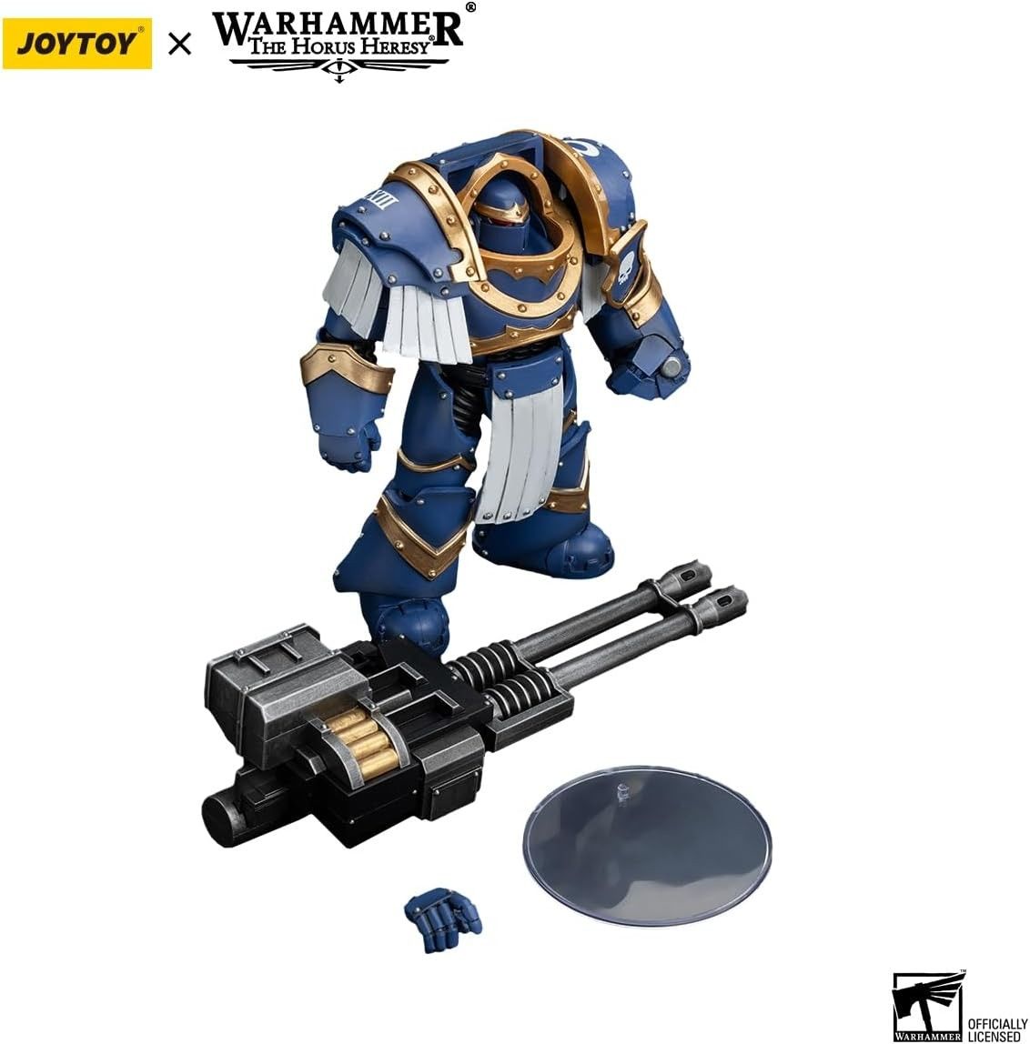 Warhammer The Horus Heresy Ultramarines Cataphractii Terminator Squad with Reaper Autocannon Action Figure 14 cm
