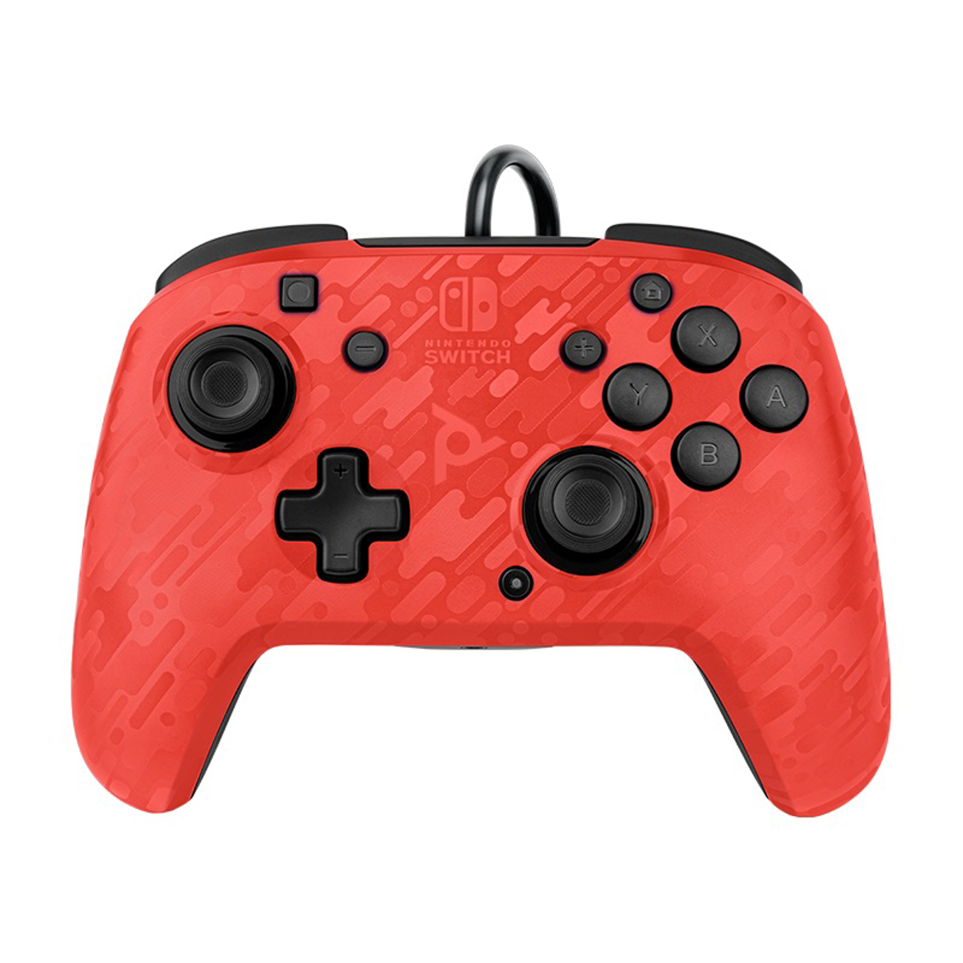 PDP - Manette filaire Faceoff Deluxe+ Audio Rouge camouflage pou