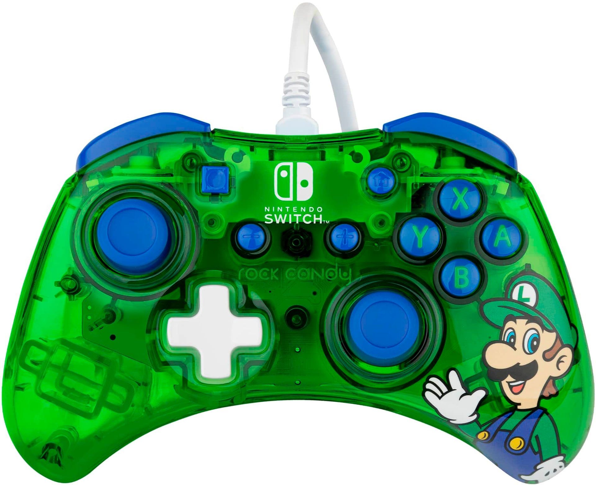 PDP - Manette filaire Rock Candy Luigi Lime