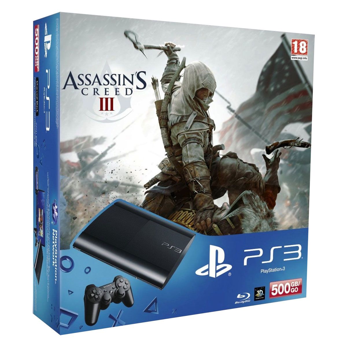 PLAYSTATION®3 500GB + Assassin\'s Creed 3