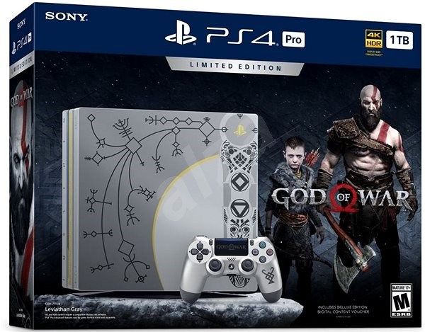 Playstation 4 Pro 1TB Leviathan Grey God of War Limited Edition