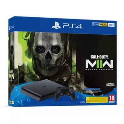 Playstation 4 Slim 500GB Black + Call of Duty: Modern Warfare II