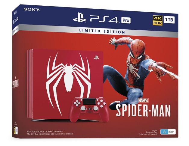 PS4 Pro 1TB - Limited Edition Marvel's Spiderman
