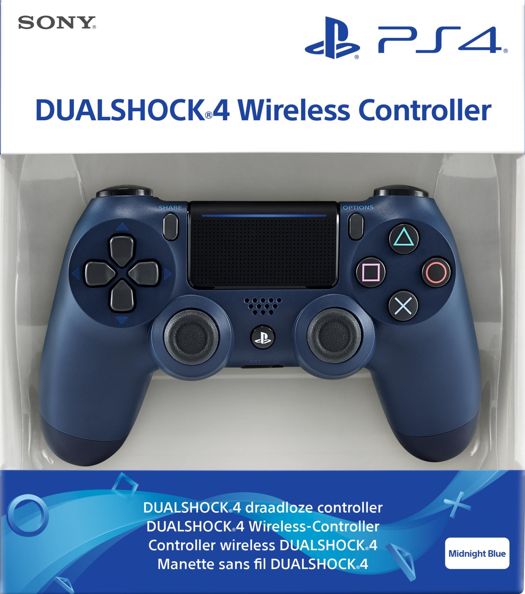 PS4 Wireless Dualshock Controller Midnight Blue V2