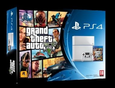Playstation 4 500GB White + GTA 5