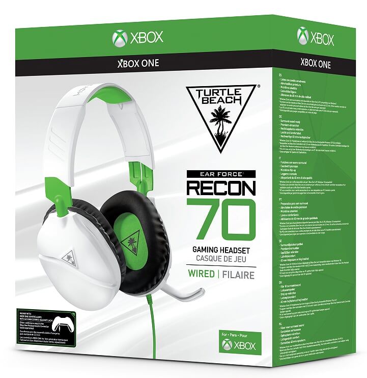 Turtle Beach Ear Force Recon 70X Wired Gaming Headset White