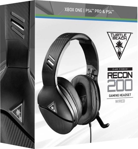 Turtle Beach Ear Force Recon 200 Wired Gaming Headset Black