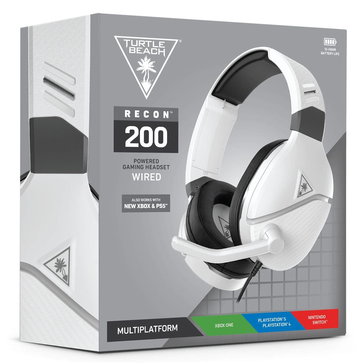 Turtle Beach Ear Force Recon 200 Wired Gaming Headset White