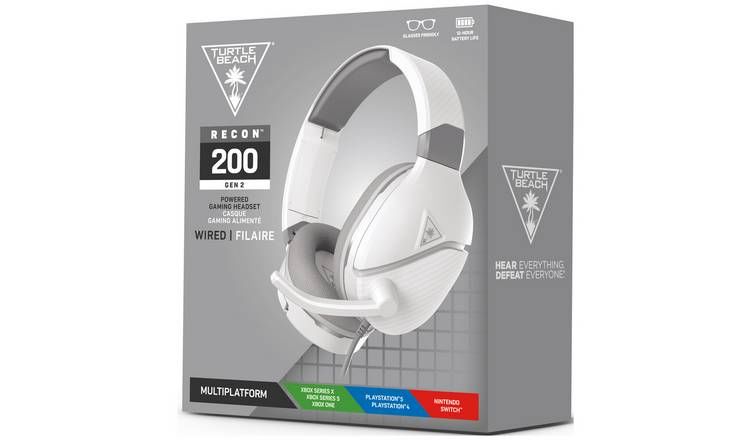 Turtle Beach - Casque de Jeu Ear Force Recon 200 - GEN 2 - Blanc