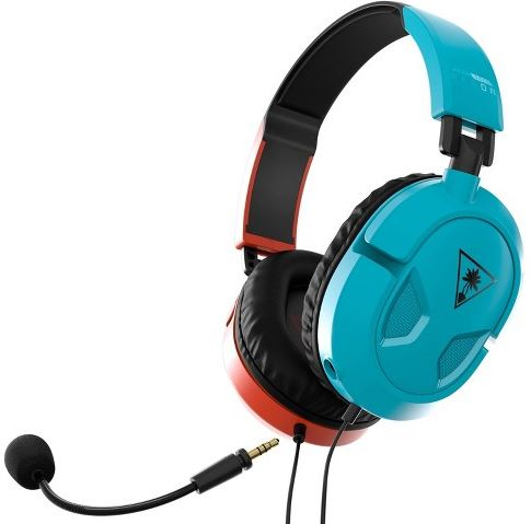 Turtle Beach - Casque de jeu filaire Recon 50 Rouge et Bleu Néon