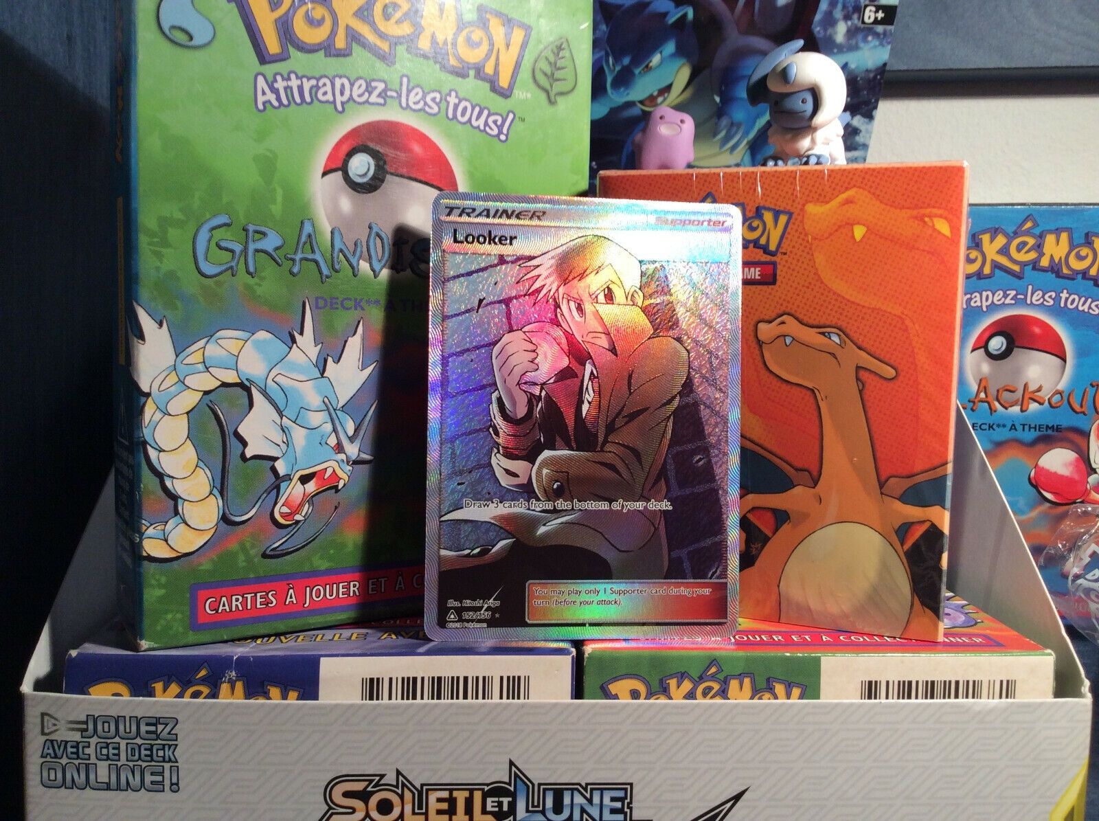 Pokémon Looker 152/156 Beladonis Carte Dresseur SL5 SM5 Ultra Prime Rare