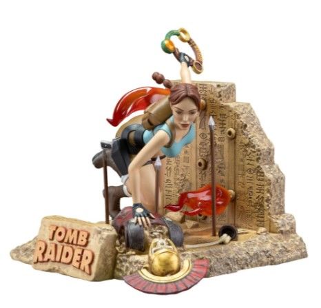 TOMB RAIDER 1996 - Lara Croft \"Classic Era\" - Statuette 17cm
