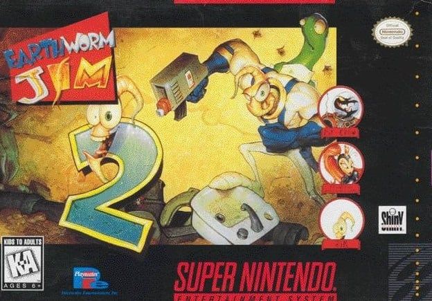 EARTH WORM JIM 2 SNES
