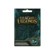 League of Legends Card 10€