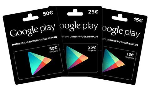 Google Play BE 25€