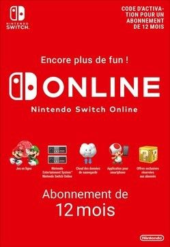 Nintendo Switch Online 12 Months 19.99€