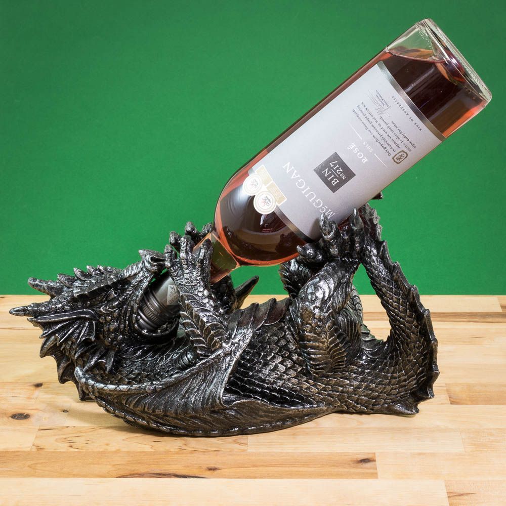 Porte-bouteille Dragon 32cm