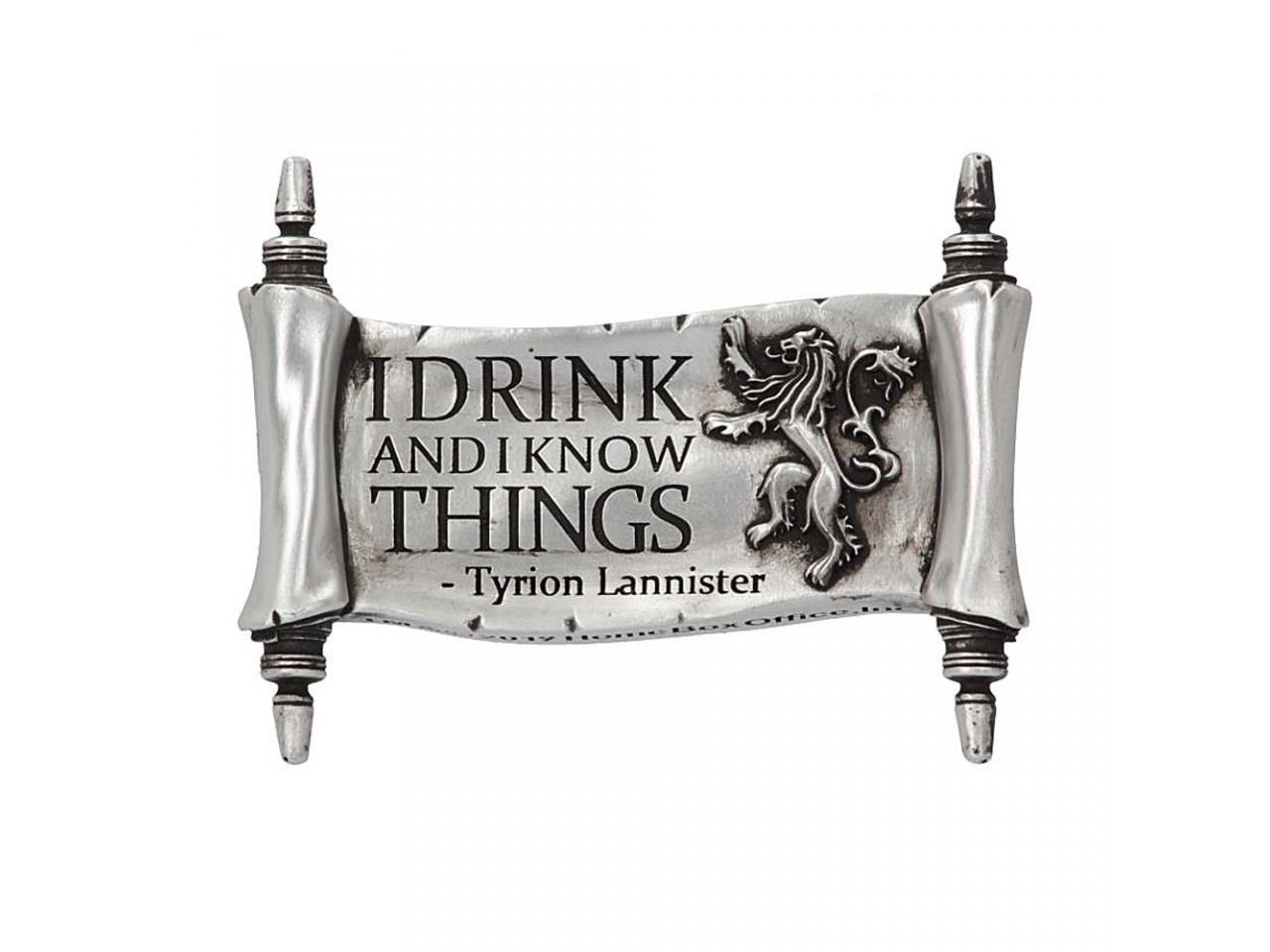 Game of Thrones - I Drink and I Know Things Magnet 9cm