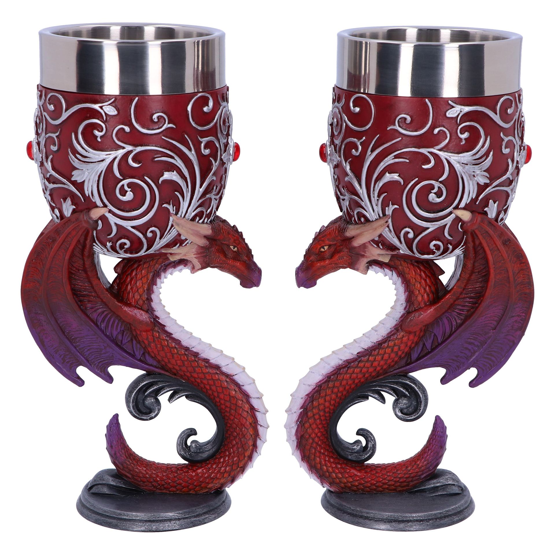 Dragons Devotion - Ensemble de deux gobelets Coeur de dragons ju