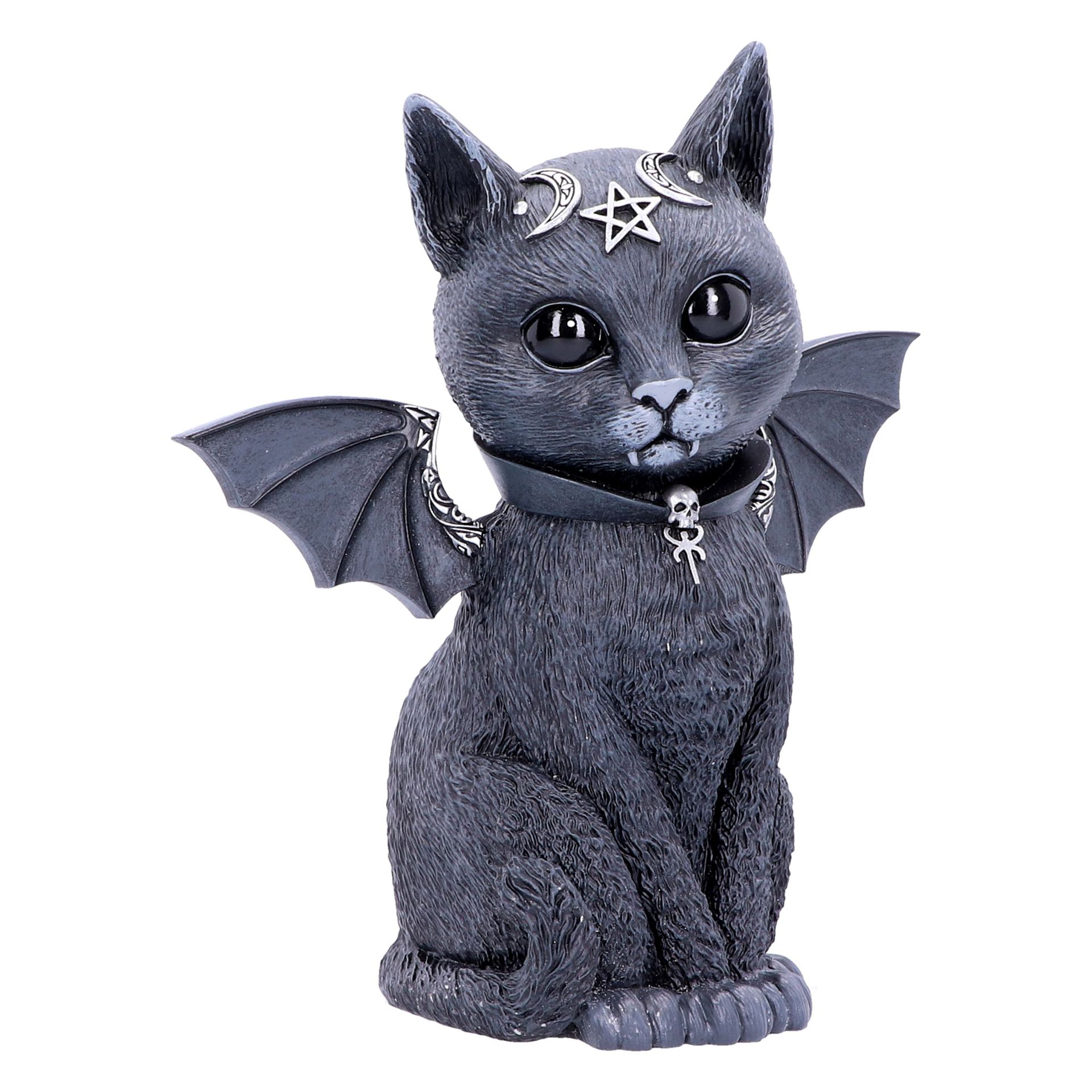 Malpuss - Figurine de chat occulte ailé 24cm