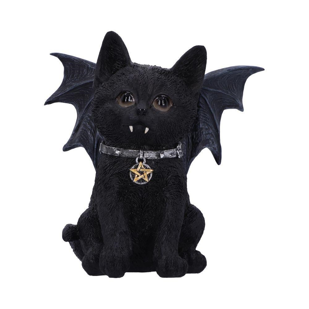 Vampuss - Figurine de chat chauve-souris noir 16cm