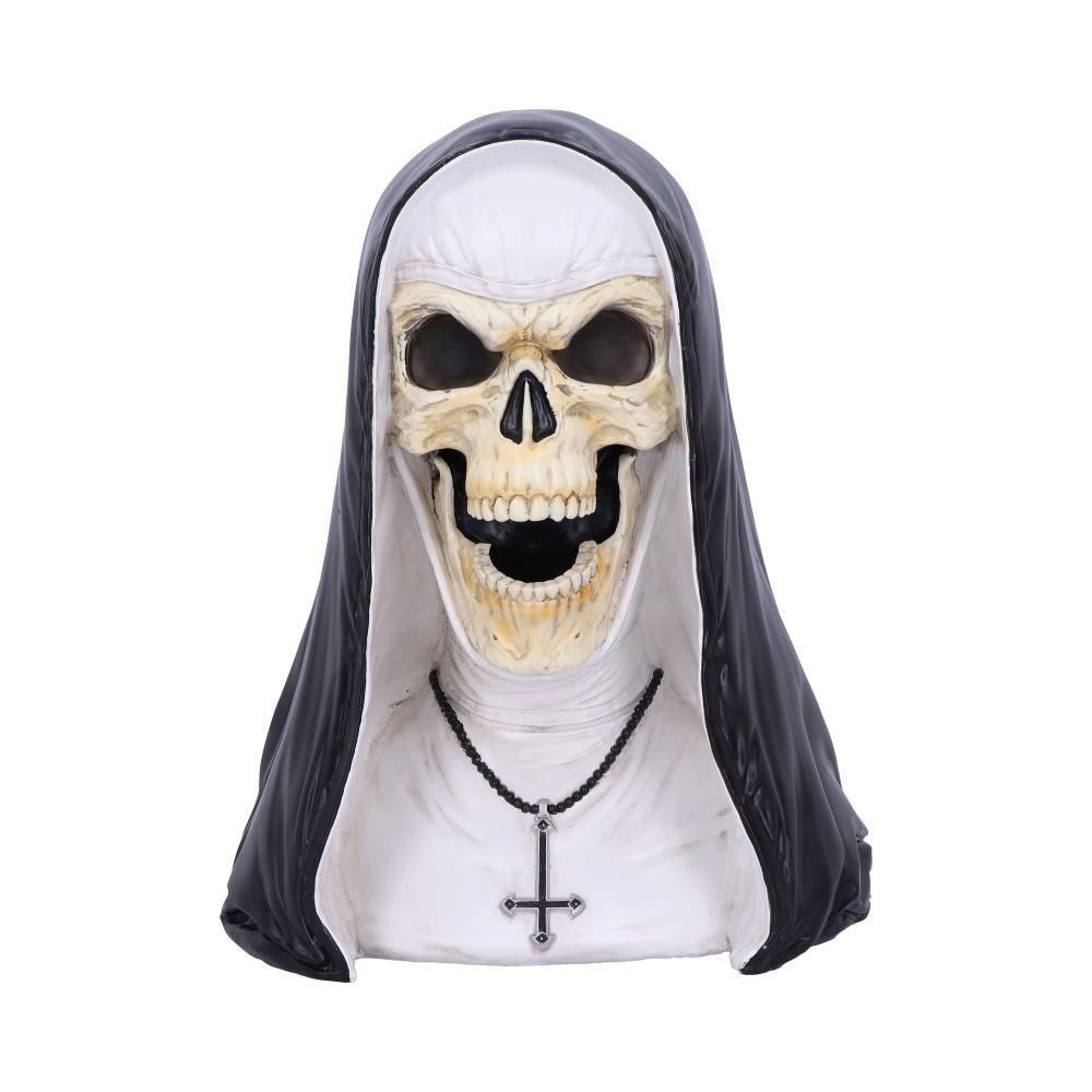 Sister Mortis - Buste horrifique de nonne squelette 29cm