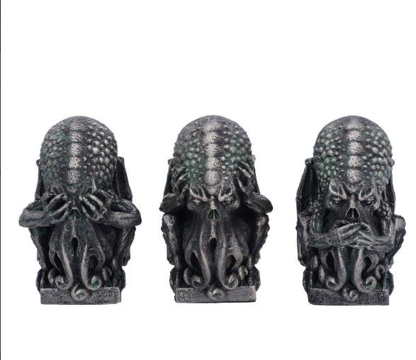 Cthulhu figurine Three Wise Cthulhu 7 cm