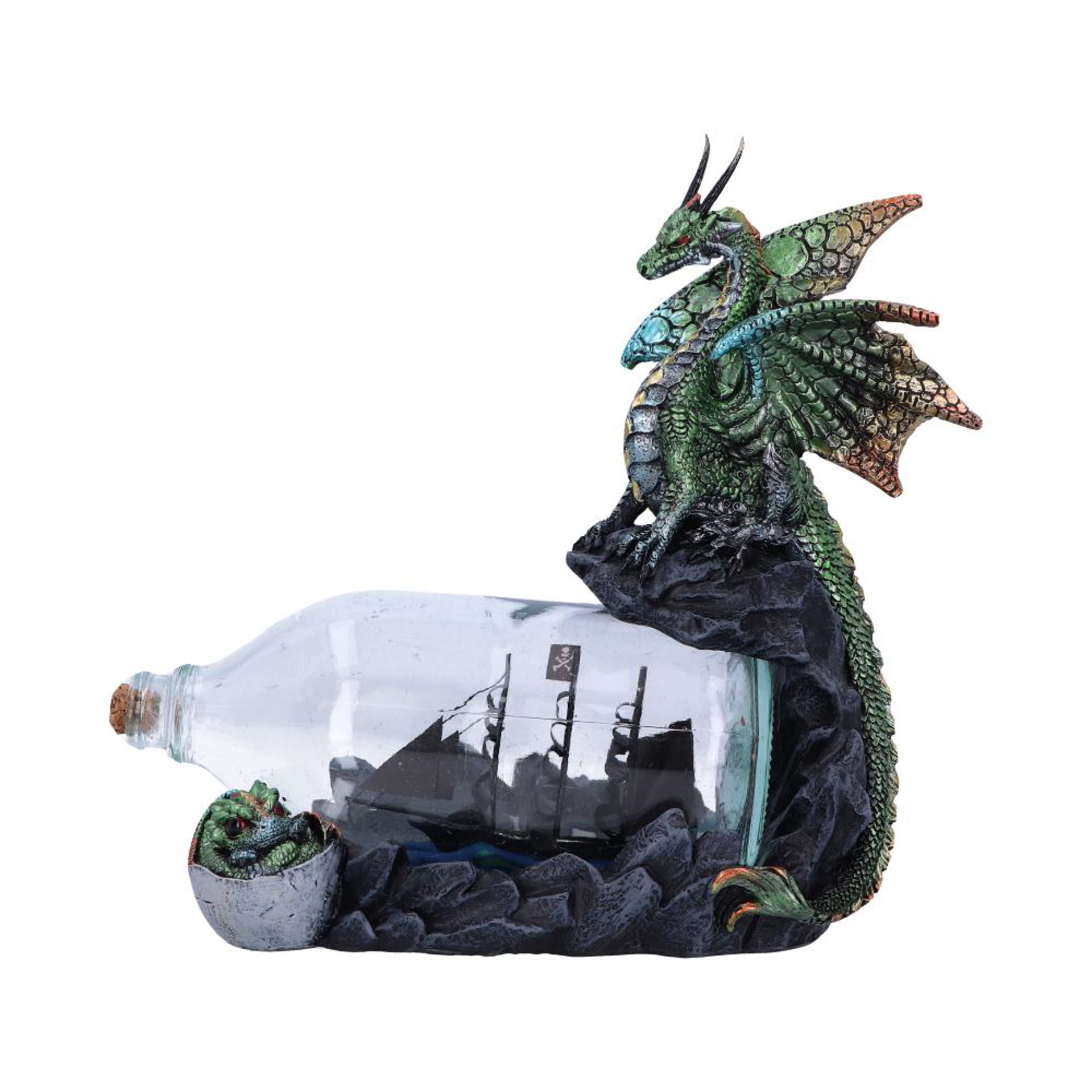 L\'Aventure du Dragon d\'Emeraude Figurine 22cm
