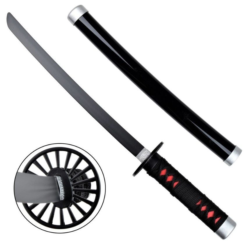 Tanto mini katana – Inspiré du katana de Tanjiro Kamado + support en plastique