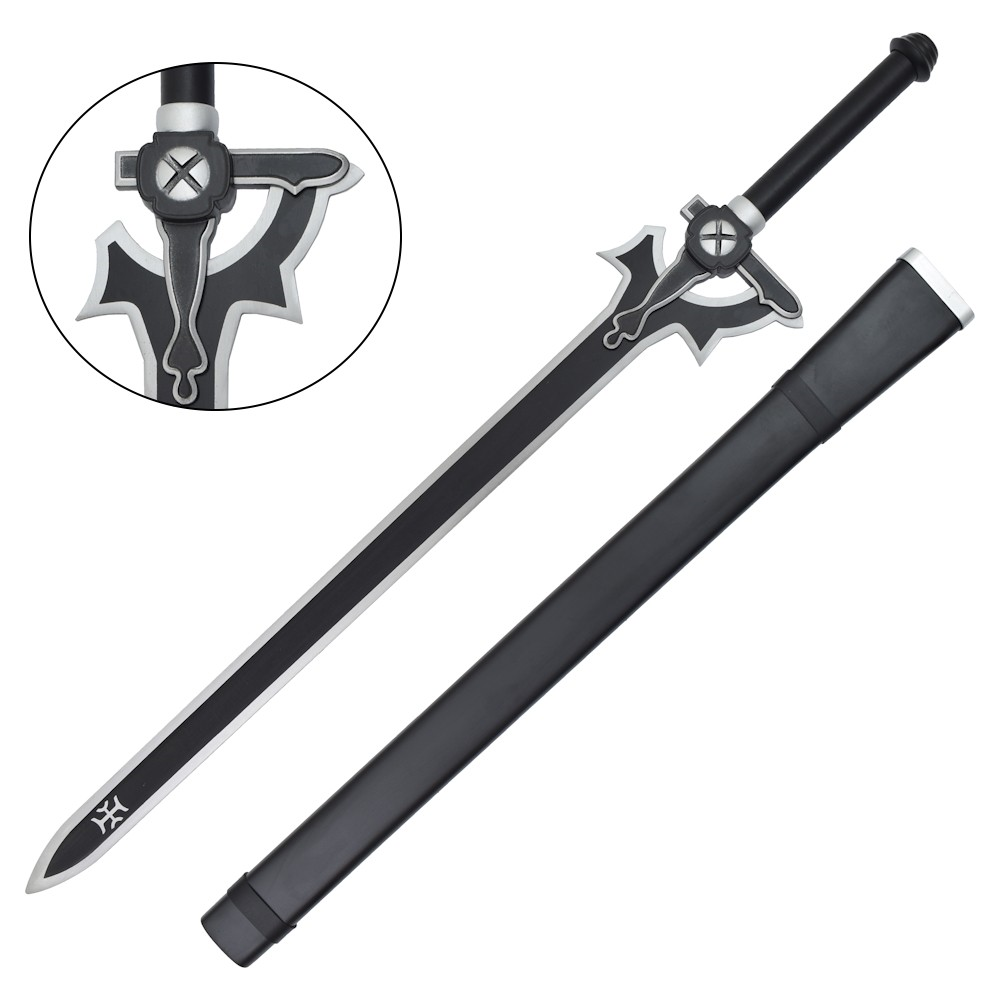 ORNAMENTAL FANTASY SWORD INSPIRED BY KIRITO\'S ELUCIDATOR SWORD