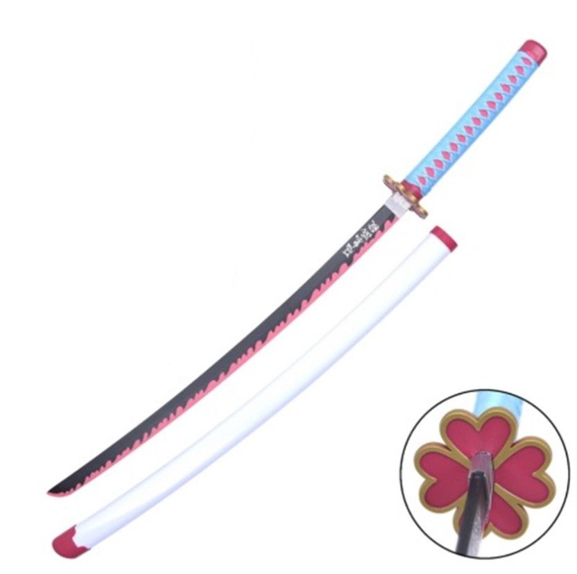 Katana en bambou - Inspiré du katana de Mitsuri Kanroji (Demon Slayer)