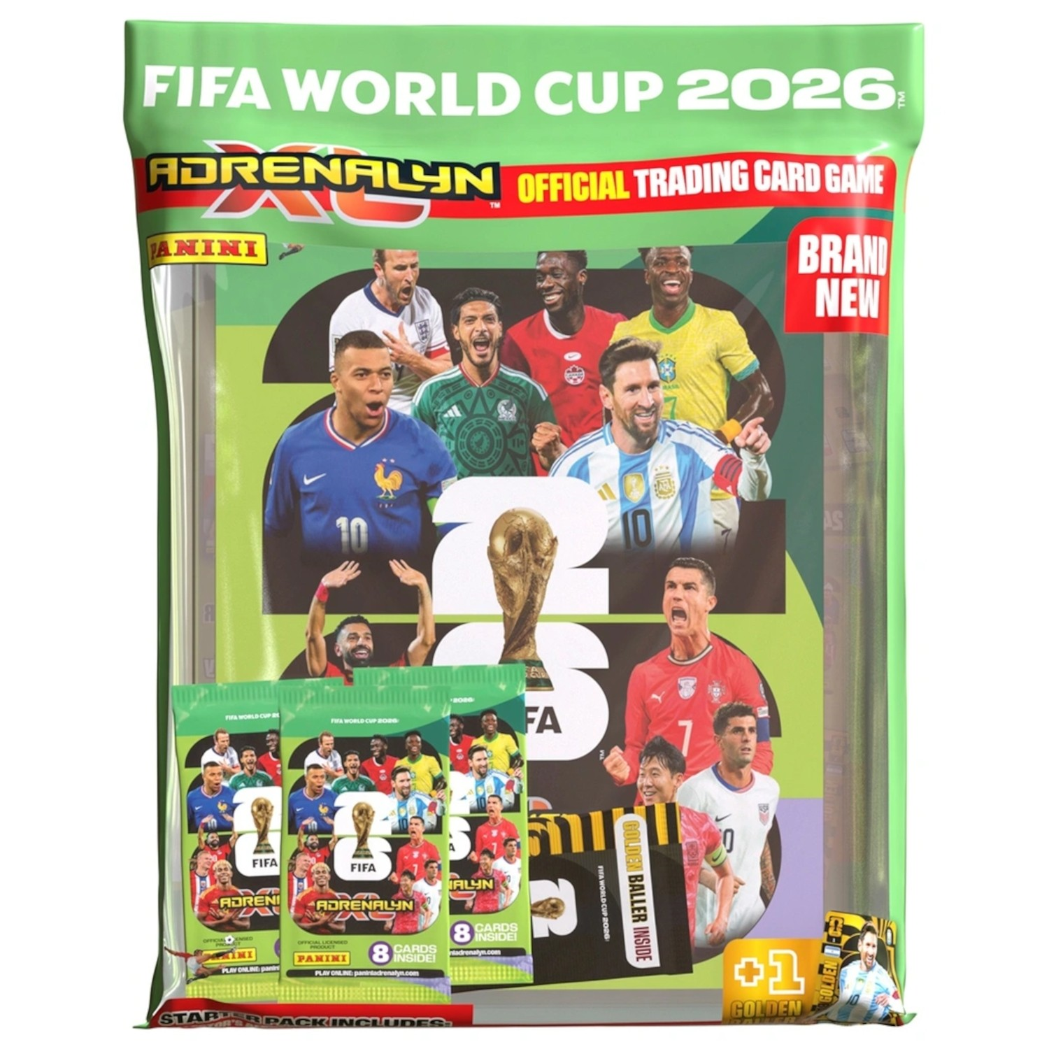 Panini FIFA World Cup 2026 Adrenalyn XL Starter Pack (Styles Vary)
