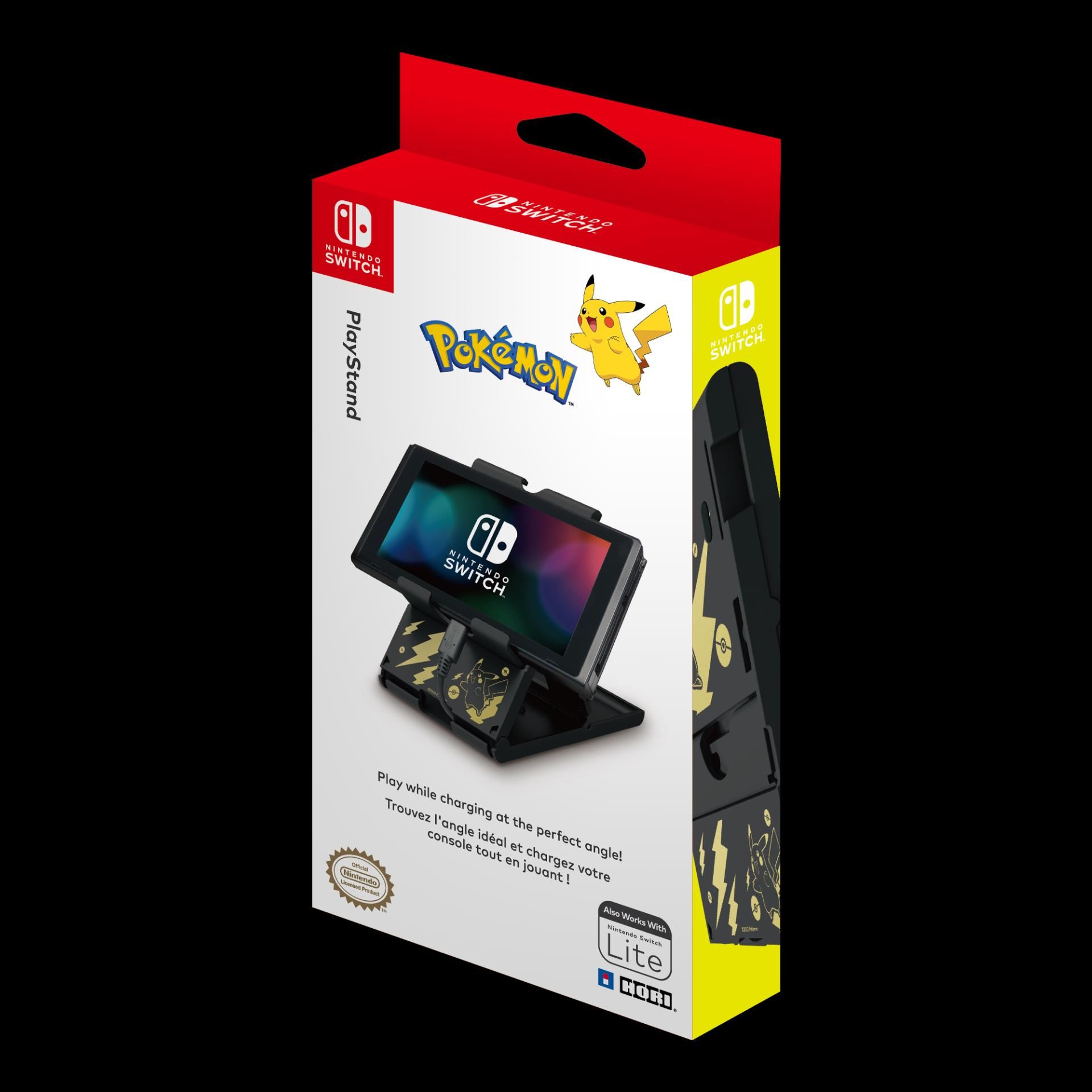 HORI - Nintendo Switch PlayStand Pikachu Black & Gold Edition