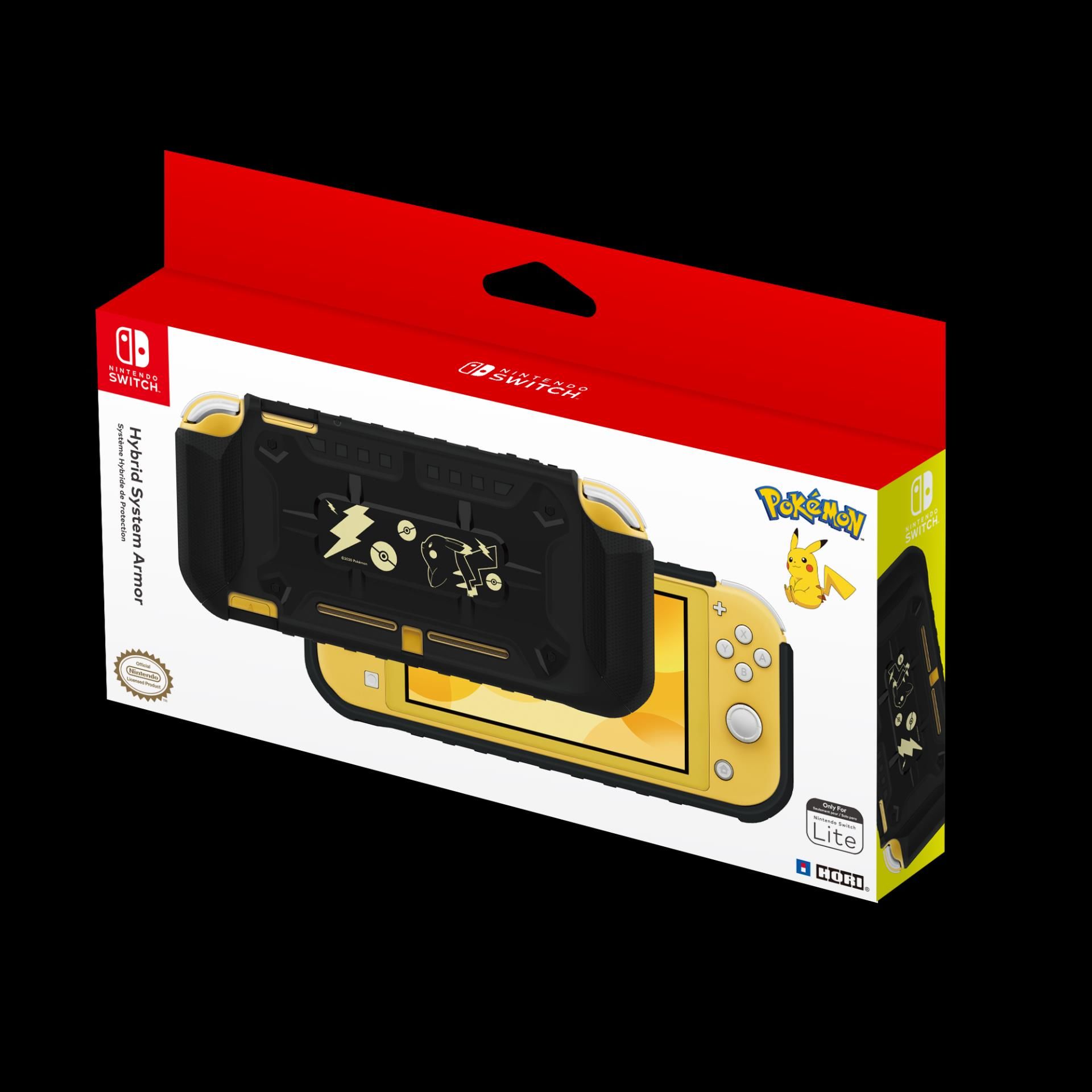 HORI - Nintendo Switch Lite  Armor Pikachu Black & Gold Edition