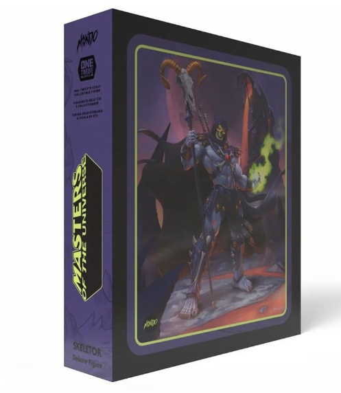 Mondo MOTU200X Skeletor Figurine à l'échelle 1/12