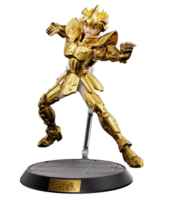 Saint Seiya Maquette Action Figurine Champion Class Leo Aiolia Blokees 15cm